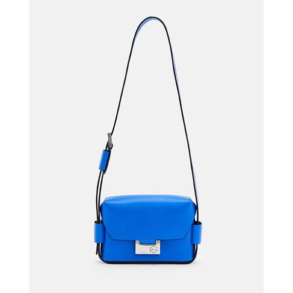 Allsaints Australia Womens Frankie 3-In-1 Leather Crossbody Bag Blue AU78-809